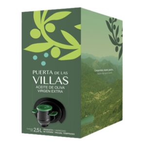 AOVE Picual Temprano. Bag in Box 2,5 litros. Caja de 4 Unds.
