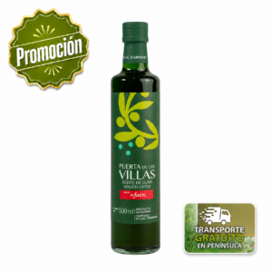 AOVE Puerta de Las Villas Picual Temprano 500 ml. Caja de 6 y 12 Uds.