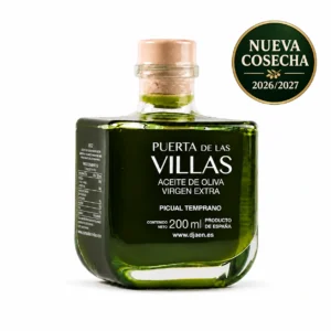 AOVE Temprano Margot 200 ml de Puerta de Las Villas, caja de 12 unidades de nueva cosecha 2026/2027.