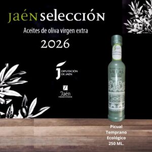 AOVE Picual Temprano Ecológico 250 ml. Edición especial. Caja de 12 Unds.