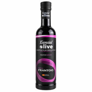 Botella de AOVE Esencial Olive Frantoio de 500 ml.