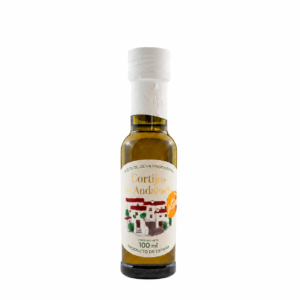 Botella de AOVE Picual 100 ml Cortijos de Andalucía con tapón blanco