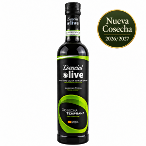 Botella de AOVE Esencial Olive Picual Temprano de 500 ml.